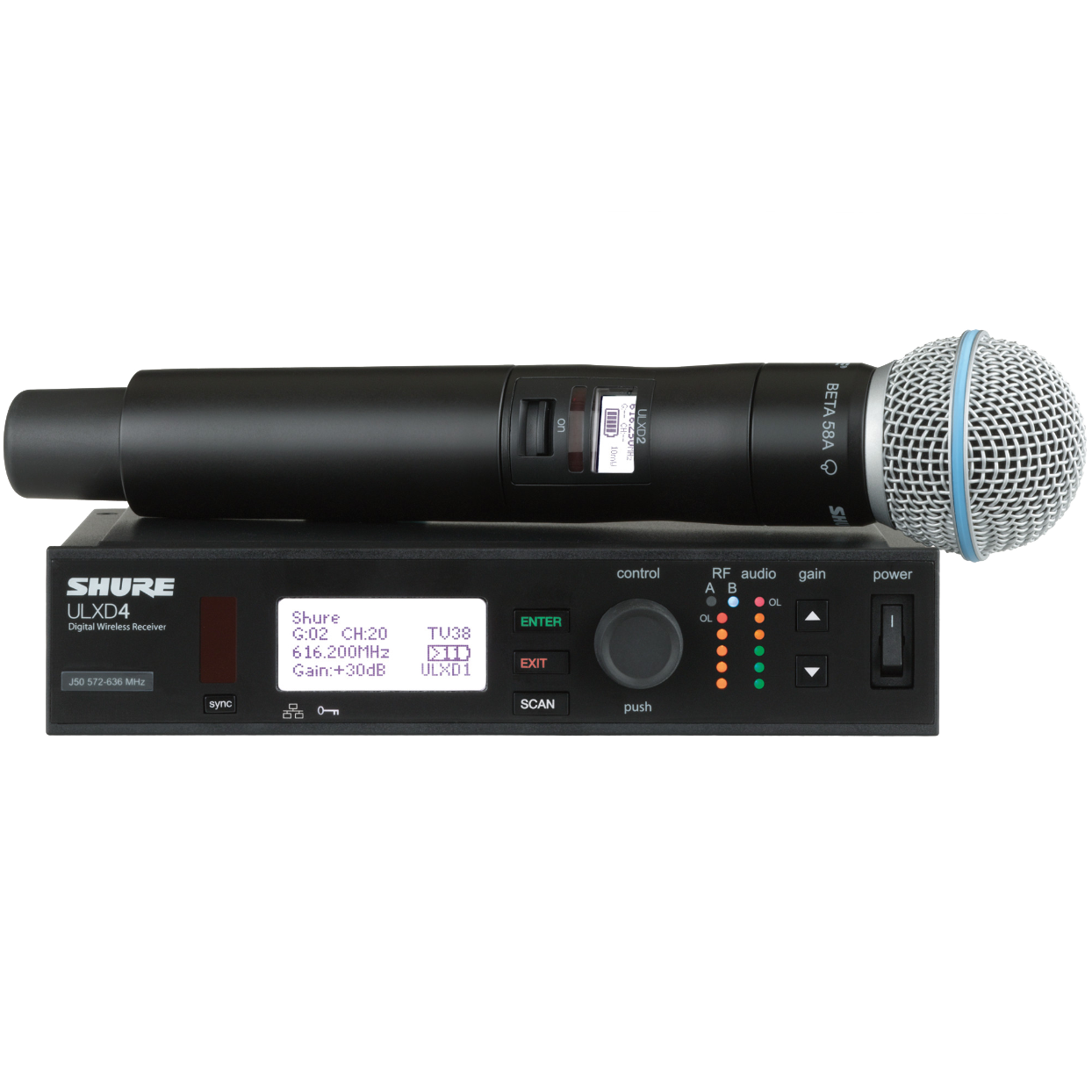 Shure ULX-D Handheld Wireless Microphone System