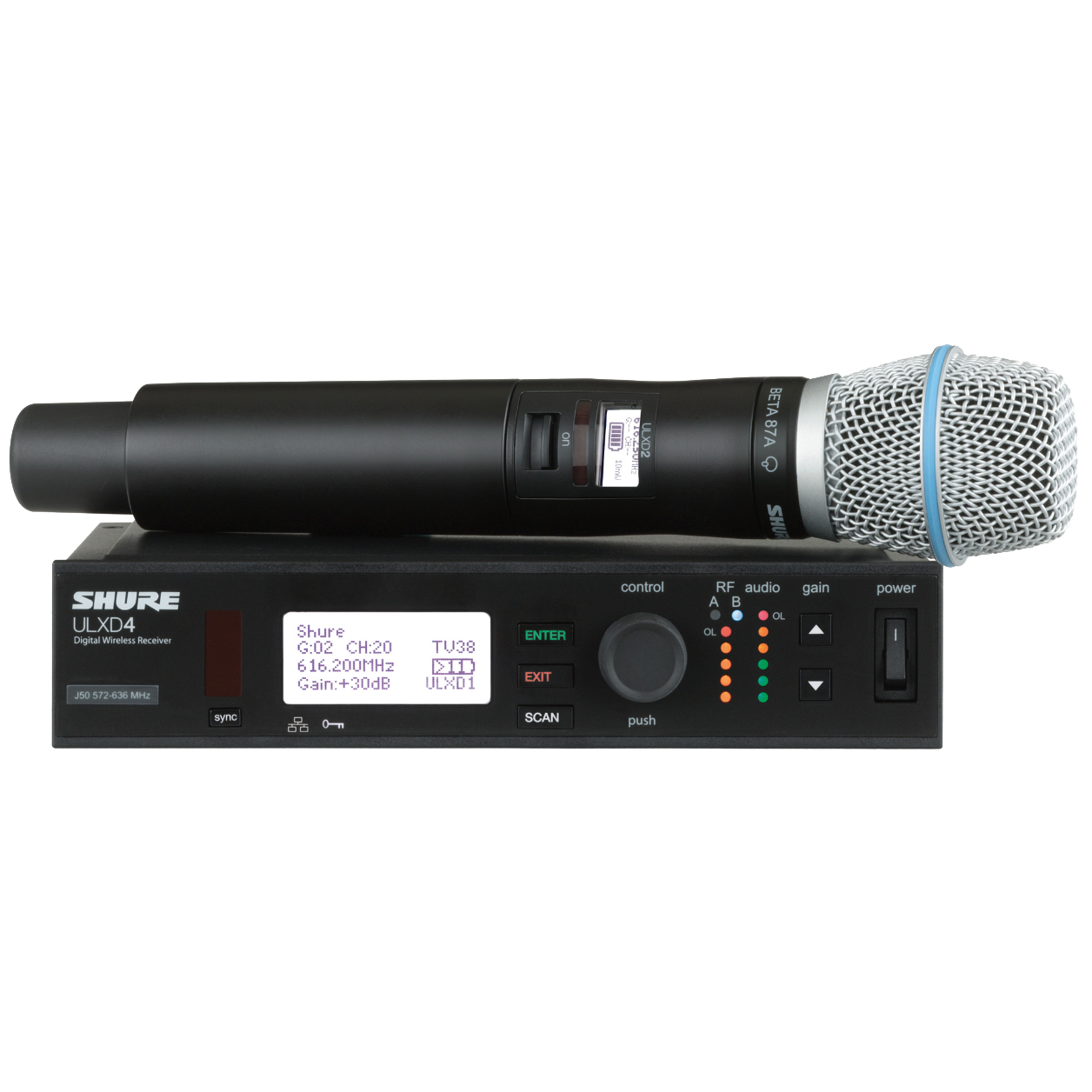 Shure ULX-D Handheld Wireless Microphone System
