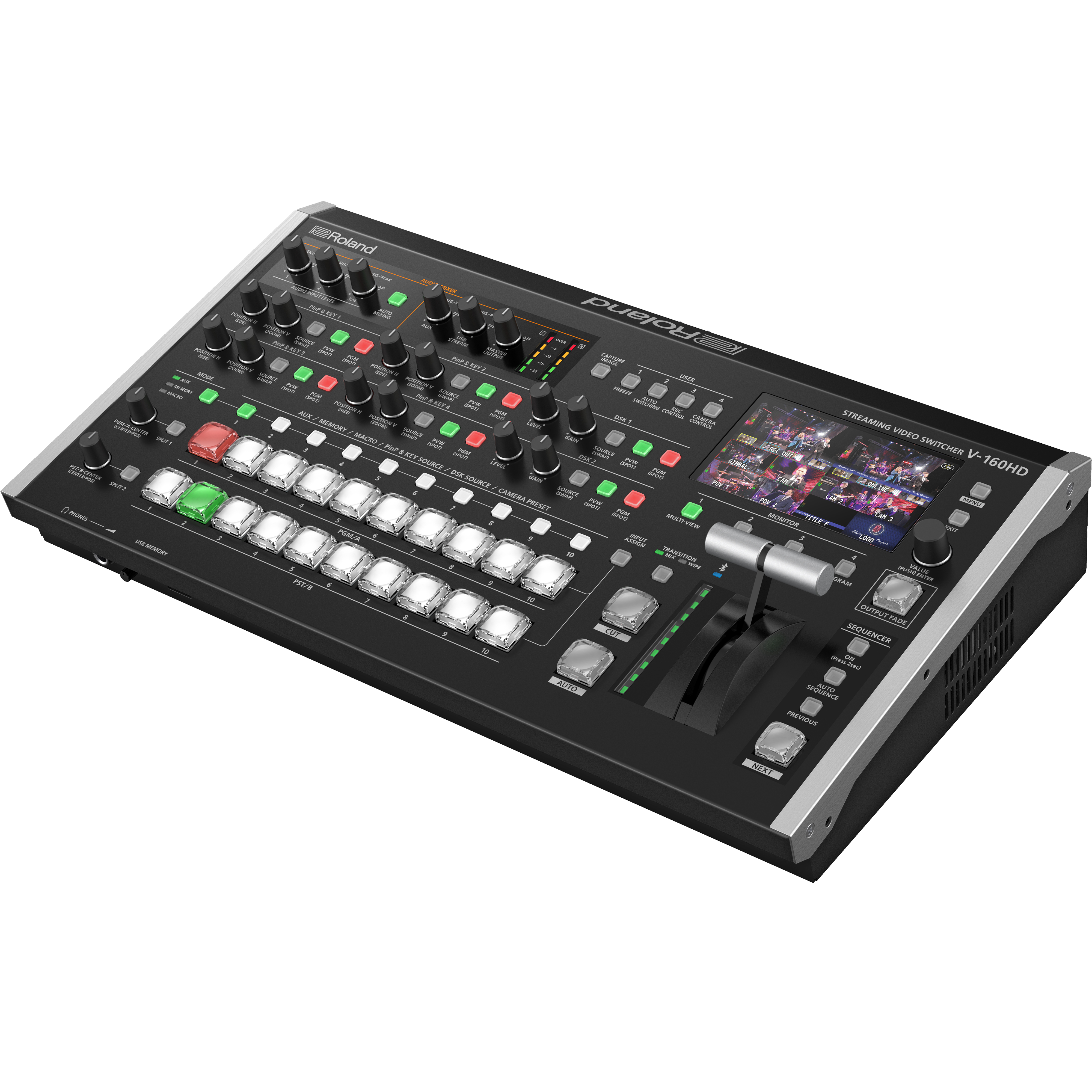 Roland V-160HD Streaming Video Switcher tourPack with BYFP ipCase