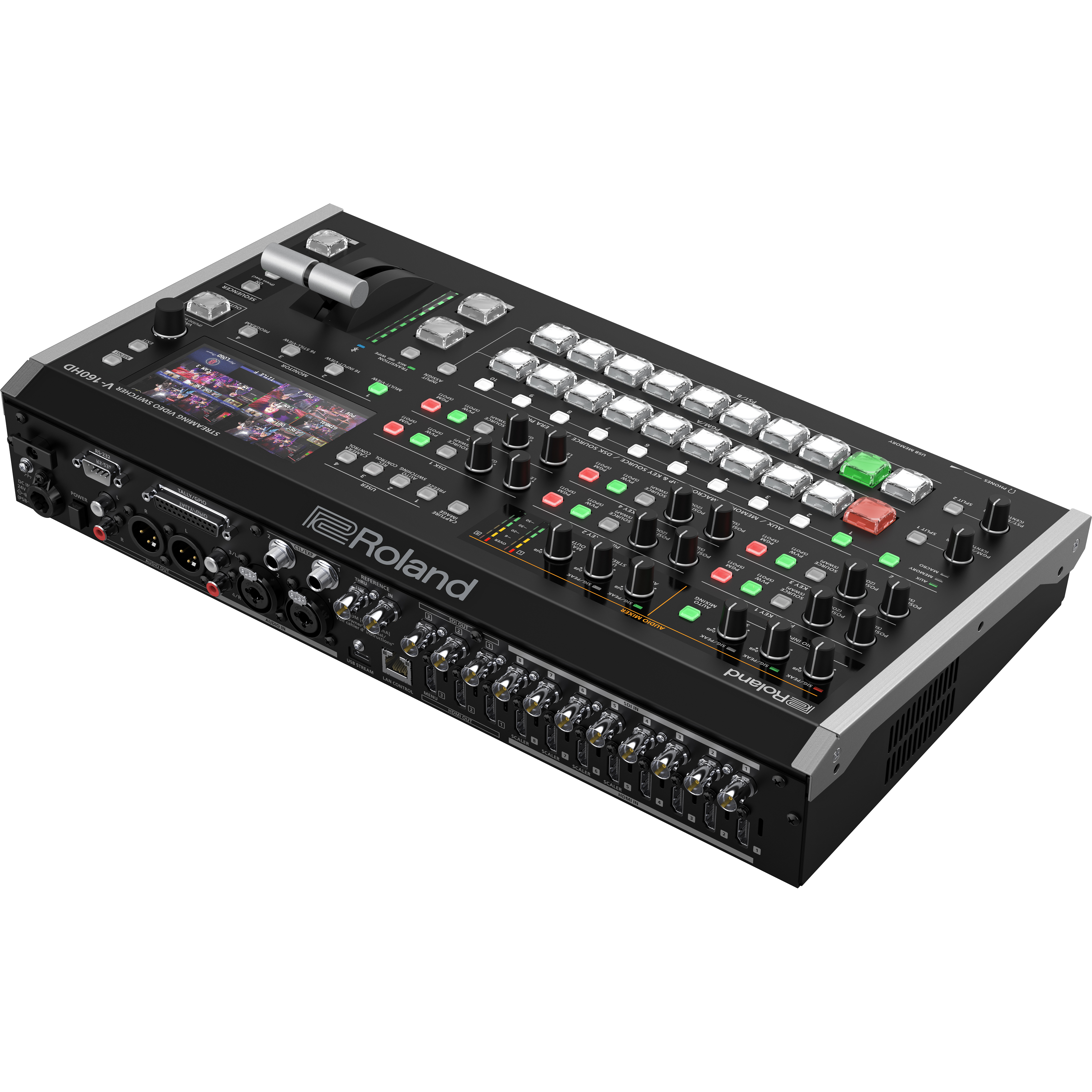 Roland V-160HD Streaming Video Switcher tourPack with BYFP ipCase